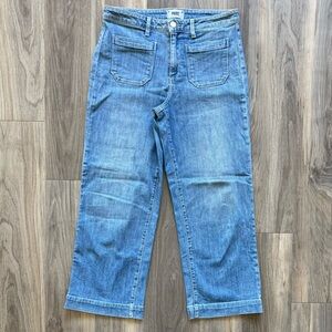 PAIGE Nellie Cropped Flare Jeans Size 28